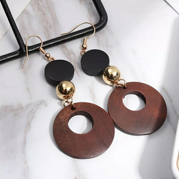 2 for $26 Fashion Wooden Earring - Picture 3 of 3